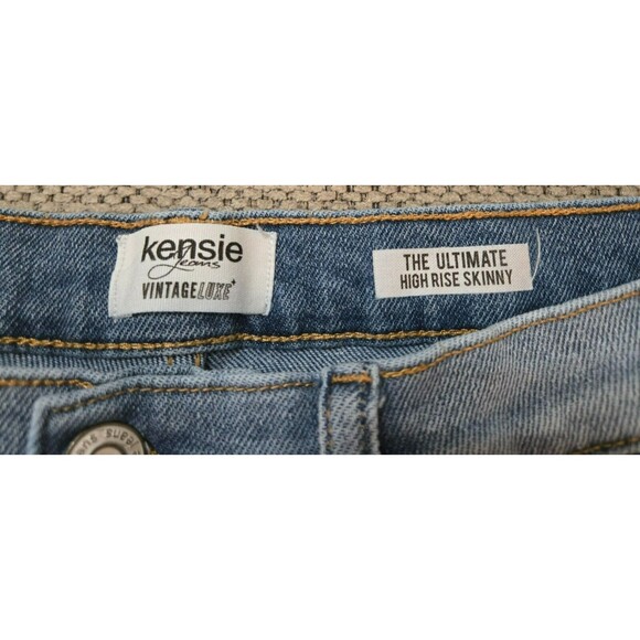 Kensie Jeans Womens 10/30 Vintage LUXE Ultimate High Rise Skinny Frayed Bottom - Picture 7 of 8